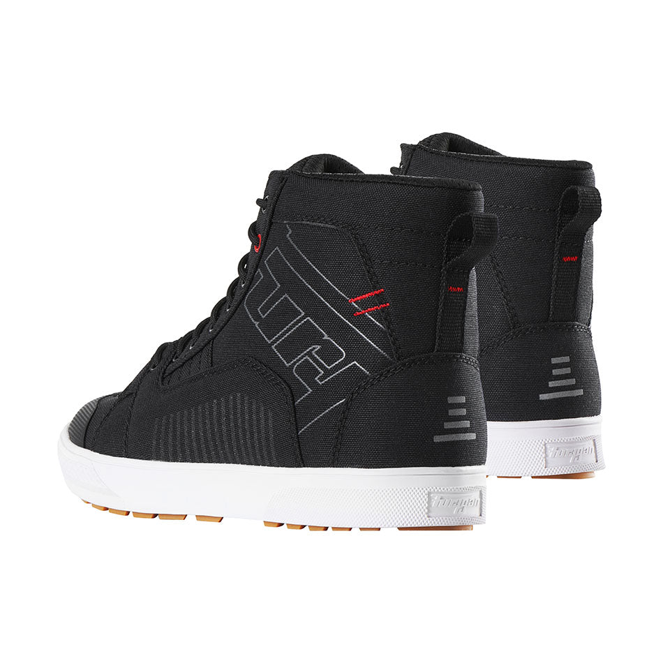 Chaussures Moto Furygan STOCKTON AIR D3O® — Homologué CE Noir - Rouge - LE PRATIQUE DU MOTARD