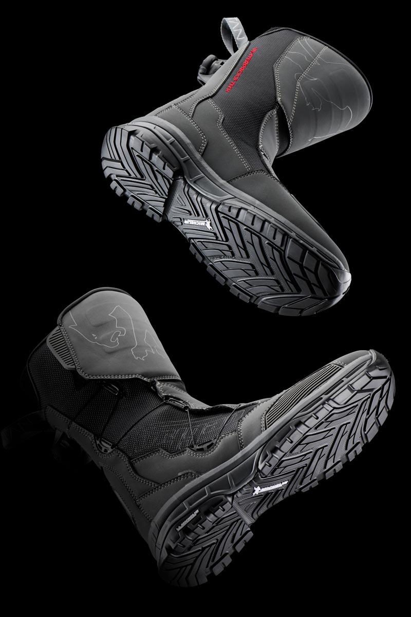 Chaussures Moto Furygan CHATTAN D3O® — Homologué CE Gris - Noir - LE PRATIQUE DU MOTARD