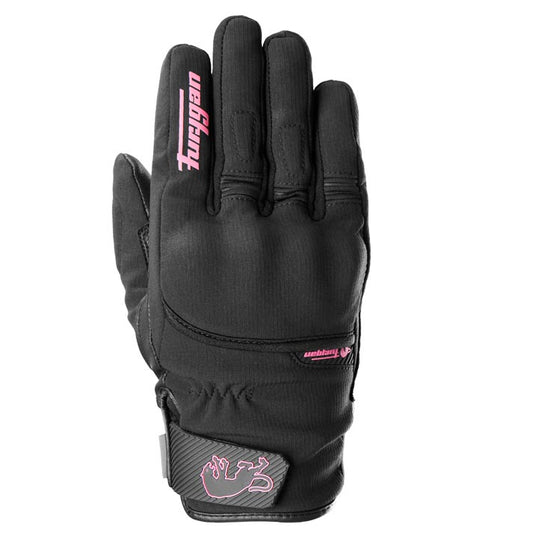 Gants Moto Furygan JET LADY ALL SEASONS D3O® EVO Noir - Rose — Certifié CE - LE PRATIQUE DU MOTARD