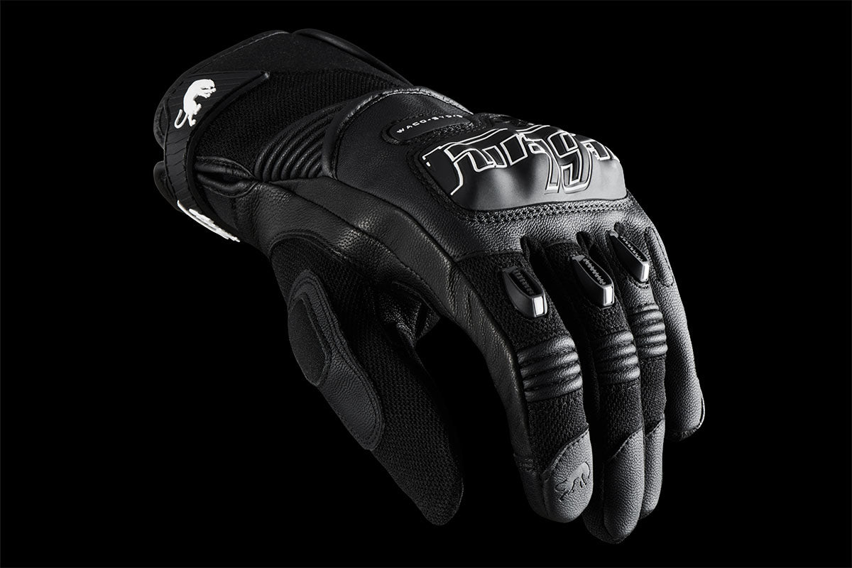 Gants Moto Furygan WACO EVO 2 Noir - Blanc — Certifié CE - LE PRATIQUE DU MOTARD