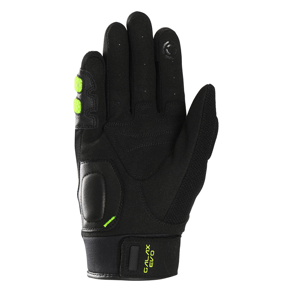 Gants Moto Furygan GALAX EVO Noir - Jaune stab — Certifié CE - LE PRATIQUE DU MOTARD