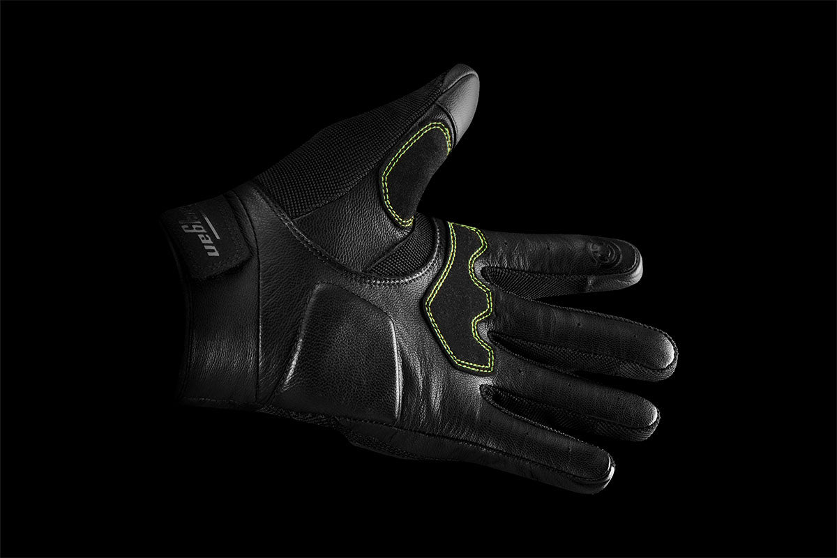 Gants Moto Furygan SHADE Noir - Jaune stab — Certifié CE - LE PRATIQUE DU MOTARD