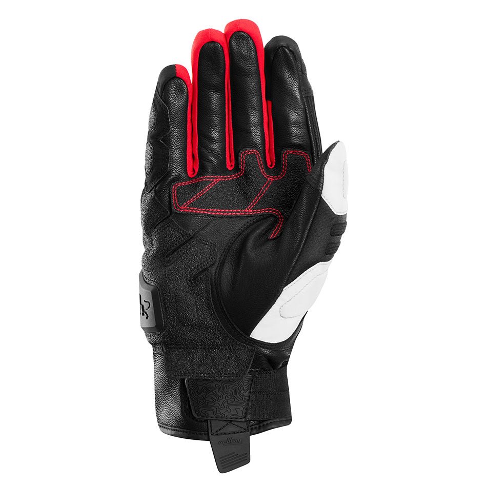 Gants Moto Furygan BALMAZ ALL SEASONS Noir - Pearl - Rouge — Certifié CE - LE PRATIQUE DU MOTARD