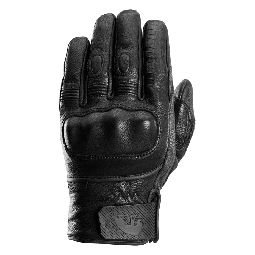 Gants Moto Femme Cuir Toutes Saisons — Noir, vue vue 3