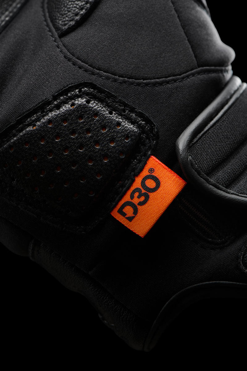 Gants Moto Femme Mi-Saison Homologués CE — Noir, vue detail 4