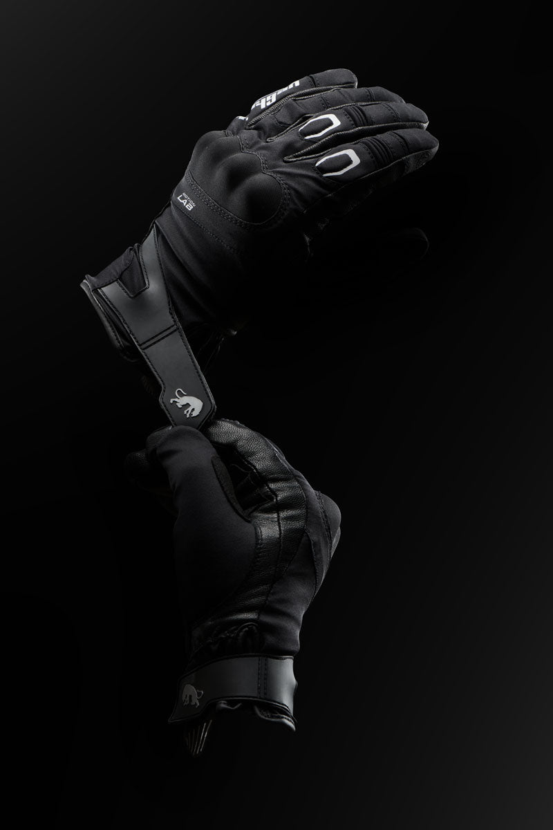 Gants Moto Femme Homologués Dextérité — Noir, vue detail 5