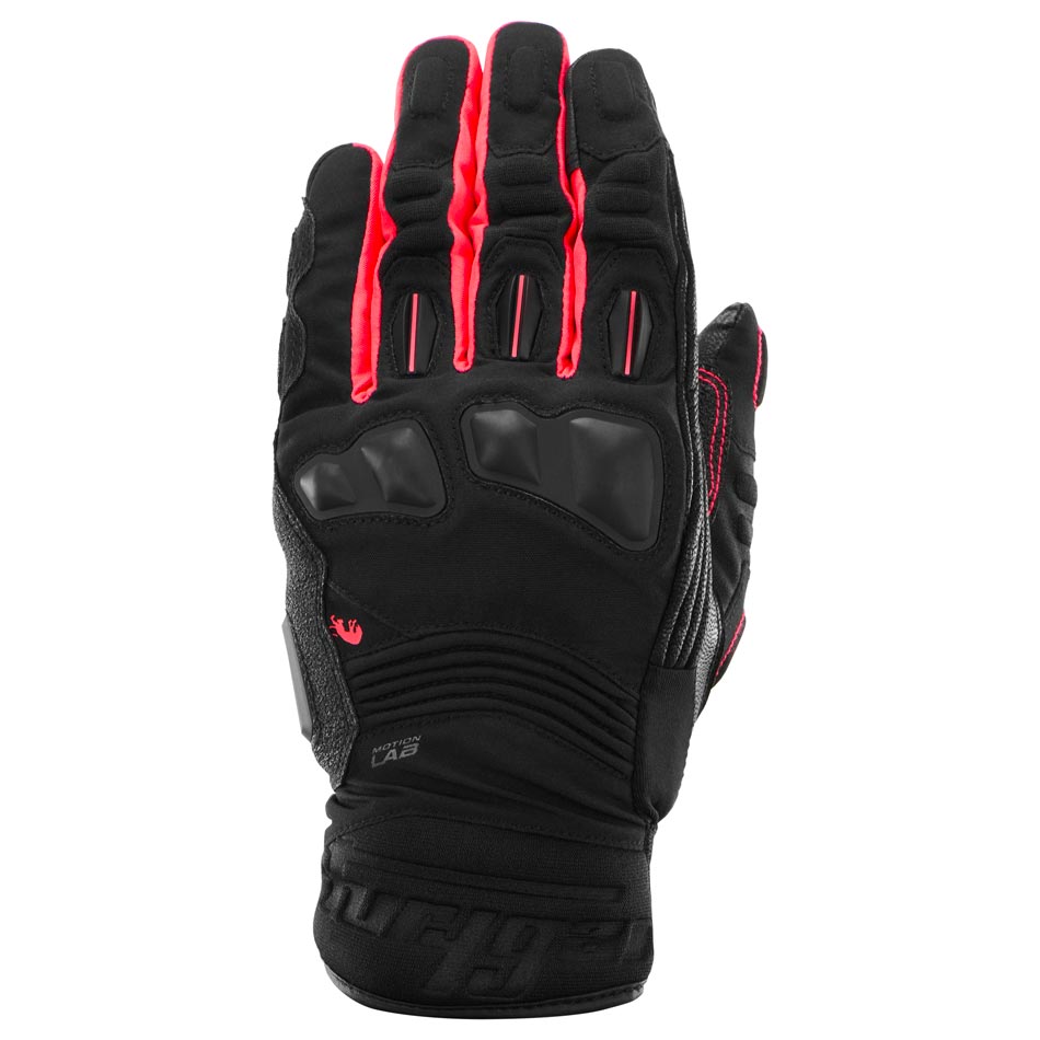 Gants Moto Femme Adventure Noir-Rose — Noir-Rose stab, vue vue 3