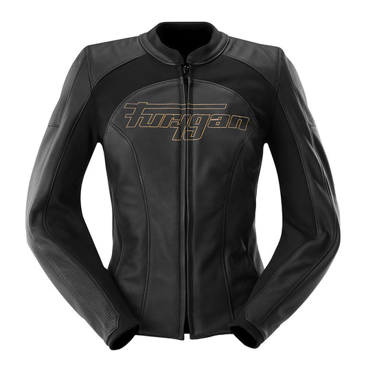 Blouson Moto Furygan ROMY — Protection CE Niveau AAA Noir - Or - LE PRATIQUE DU MOTARD