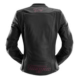 Blouson Moto Furygan ROMY — Protection CE Niveau AAA Noir - Rose - LE PRATIQUE DU MOTARD