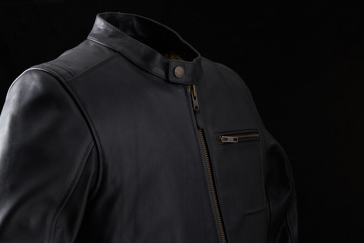 Blouson Moto Furygan L'AUDACIEUX — Protection CE Niveau A Noir - LE PRATIQUE DU MOTARD