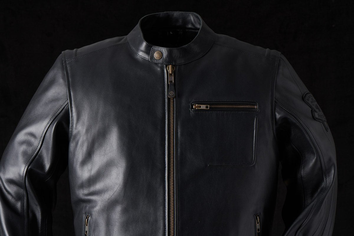 Blouson Moto Furygan L'AUDACIEUX — Protection CE Niveau A Noir - LE PRATIQUE DU MOTARD