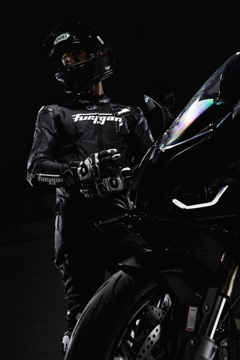 Blouson Moto Furygan RAPTOR EVO 3 — Protection CE Niveau AAA Noir - Blanc - Blanc - LE PRATIQUE DU MOTARD