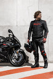 Blouson Moto Furygan RAPTOR EVO 3 — Protection CE Niveau AAA Noir - Rouge - LE PRATIQUE DU MOTARD