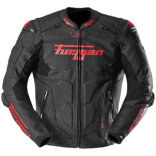 Blouson Moto Furygan RAPTOR EVO 3 — Protection CE Niveau AAA Noir - Rouge - LE PRATIQUE DU MOTARD