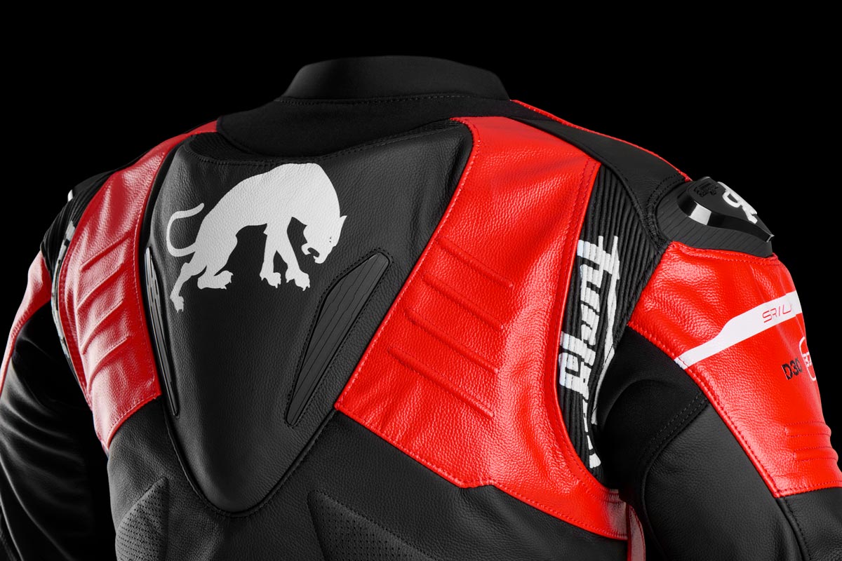 Blouson Moto Furygan SIRIUS — Protection CE Niveau AAA Noir - Rouge - Blanc - LE PRATIQUE DU MOTARD