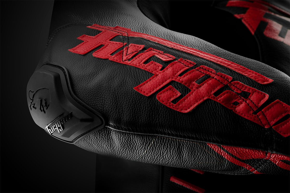 Blouson Moto Furygan SIRIUS — Protection CE Niveau AAA Noir - Rouge - LE PRATIQUE DU MOTARD
