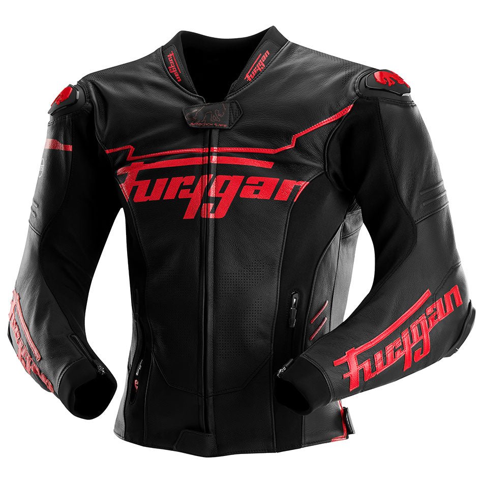 Blouson Moto Furygan SIRIUS — Protection CE Niveau AAA Noir - Rouge - LE PRATIQUE DU MOTARD