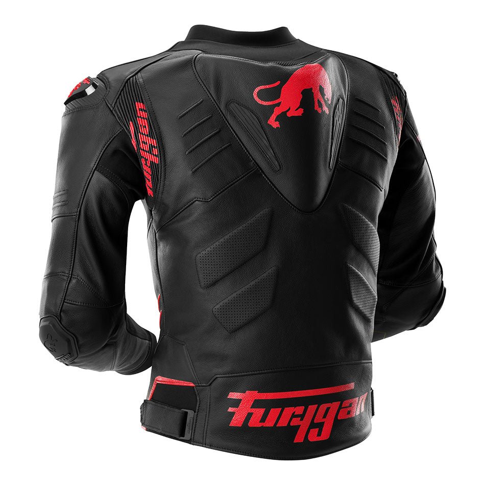 Blouson Moto Furygan SIRIUS — Protection CE Niveau AAA Noir - Rouge - LE PRATIQUE DU MOTARD