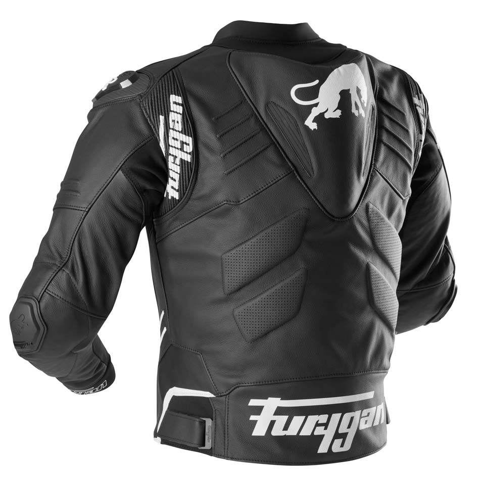 Blouson Moto Furygan SIRIUS — Protection CE Niveau AAA Noir - Blanc - LE PRATIQUE DU MOTARD
