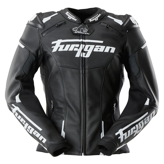 Blouson Moto Furygan RAPTOR LADY — Protection CE Niveau AAA Noir - Blanc - LE PRATIQUE DU MOTARD