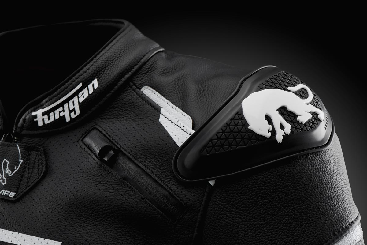 Blouson Moto Furygan RAPTOR LADY — Protection CE Niveau AAA Noir - Blanc - LE PRATIQUE DU MOTARD
