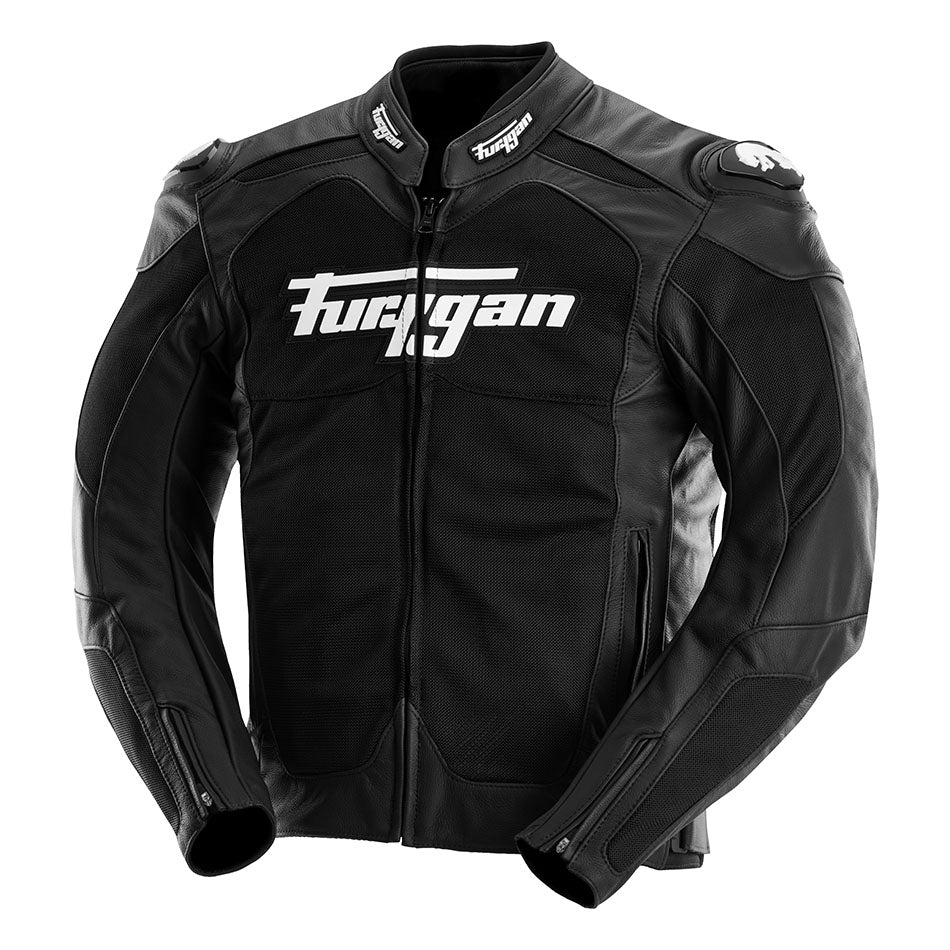 Blouson Moto Furygan SPEED MESH EVO 3 — Protection CE Niveau AA Noir - Blanc - LE PRATIQUE DU MOTARD