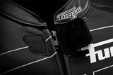 Blouson Moto Furygan HELIX — Protection CE Niveau AAA Noir - Blanc - Rouge - LE PRATIQUE DU MOTARD