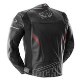 Blouson Moto Furygan HELIX — Protection CE Niveau AAA Noir - Blanc - Rouge - LE PRATIQUE DU MOTARD