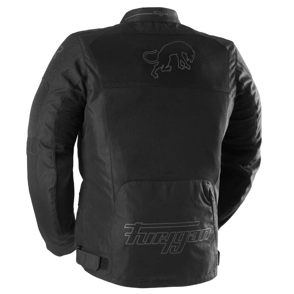 Blouson Moto Furygan AQUILON — Protection CE Niveau A Noir - Gris - LE PRATIQUE DU MOTARD
