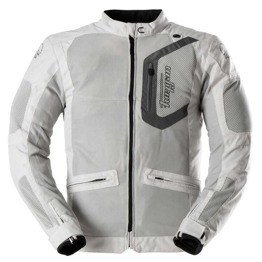 Blouson Moto Furygan AQUILON — Protection CE Niveau A Pearl - Gris - LE PRATIQUE DU MOTARD
