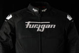 Blouson Moto Furygan ATOM VENTED EVO — Protection CE Niveau A Noir - Blanc - LE PRATIQUE DU MOTARD