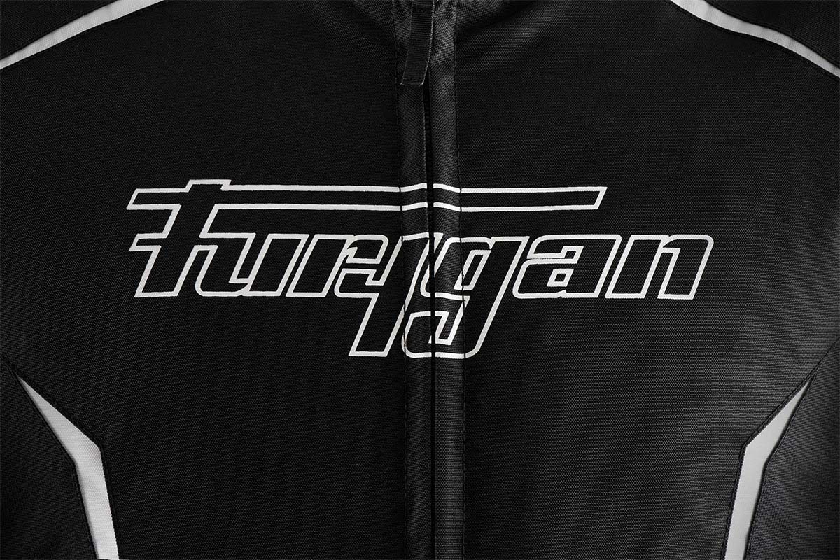 Blouson Moto Furygan YORI — Protection CE Niveau AA Noir - Blanc - Blanc - LE PRATIQUE DU MOTARD