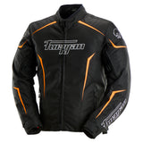 Blouson Moto Furygan YORI — Protection CE Niveau AA Noir - Blanc - Orange stab - LE PRATIQUE DU MOTARD