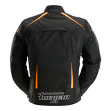 Blouson Moto Furygan YORI — Protection CE Niveau AA Noir - Blanc - Orange stab - LE PRATIQUE DU MOTARD