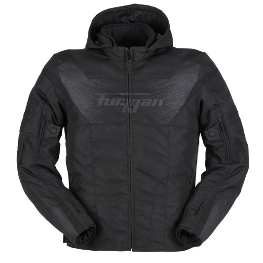 Blouson Moto Furygan SHARD — Protection CE Niveau AA Noir - Noir - LE PRATIQUE DU MOTARD