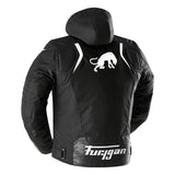 Blouson Moto Furygan SHARD — Protection CE Niveau AA Noir - Blanc - LE PRATIQUE DU MOTARD