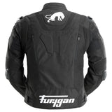 Blouson Moto Furygan TX RAPTOR — Protection CE Niveau AA Noir - Blanc - LE PRATIQUE DU MOTARD