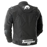 Blouson Moto Furygan TX RAPTOR — Protection CE Niveau AA Noir - Blanc - LE PRATIQUE DU MOTARD