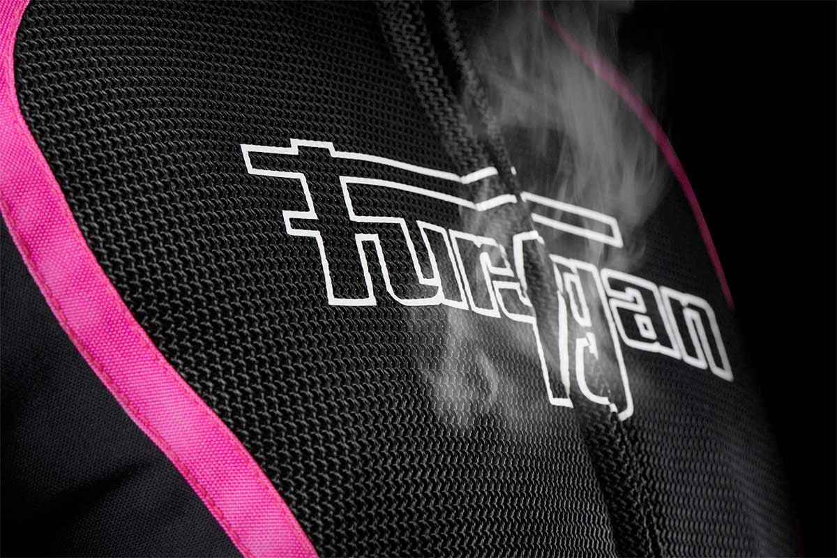 Blouson Moto Furygan ODESSA VENTED 3IN1 — Protection CE Niveau A Noir - Blanc - Rose - LE PRATIQUE DU MOTARD