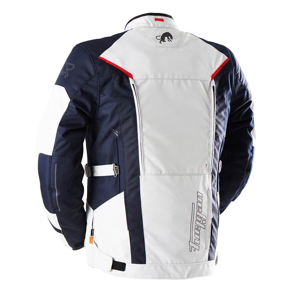 Blouson Moto Furygan BROOKS — Protection CE Niveau AA Pearl - Bleu - LE PRATIQUE DU MOTARD