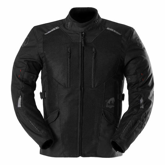 Blouson Moto Furygan BROOKS VENTED+ — Protection CE Niveau A Noir - LE PRATIQUE DU MOTARD