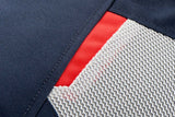Blouson Moto Furygan BROOKS VENTED+ — Protection CE Niveau A Bleu - Pearl - Rouge - LE PRATIQUE DU MOTARD