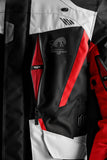 Blouson Moto Furygan APALACHES EVO — Protection CE Niveau AA Noir - Pearl - Rouge - LE PRATIQUE DU MOTARD