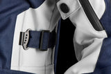 Blouson Moto Furygan APALACHES LADY EVO — Protection CE Niveau AA Bleu - Pearl - Rouge - LE PRATIQUE DU MOTARD