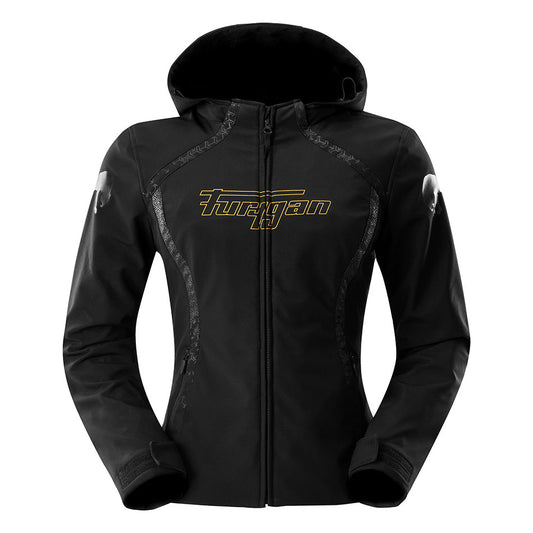 Blouson Moto Furygan SKYE LADY — Protection CE Niveau A Noir - Or - LE PRATIQUE DU MOTARD