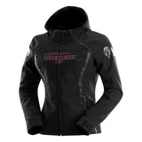 Blouson Moto Furygan SKYE LADY — Protection CE Niveau A Noir - Rose - LE PRATIQUE DU MOTARD