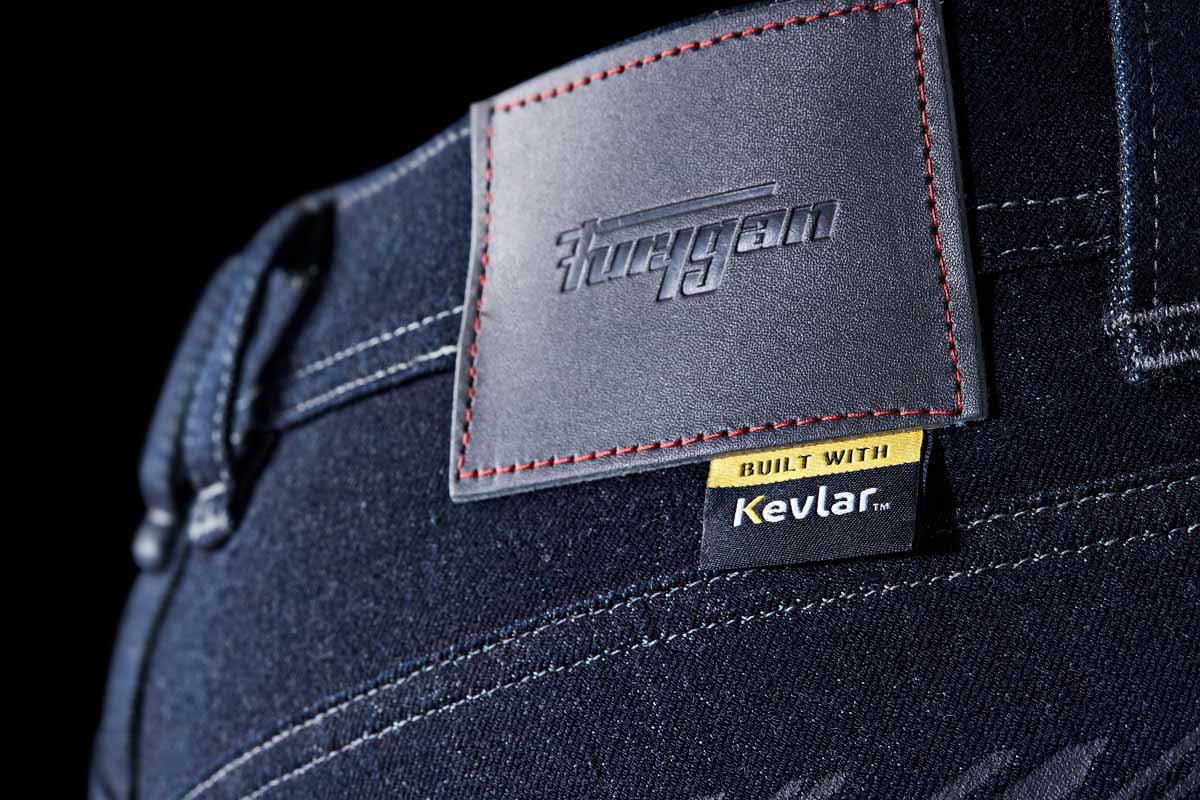 Pantalon Moto Furygan TYRON X KEVLAR® SLIM — Protection CE Niveau AA Dark blue - LE PRATIQUE DU MOTARD