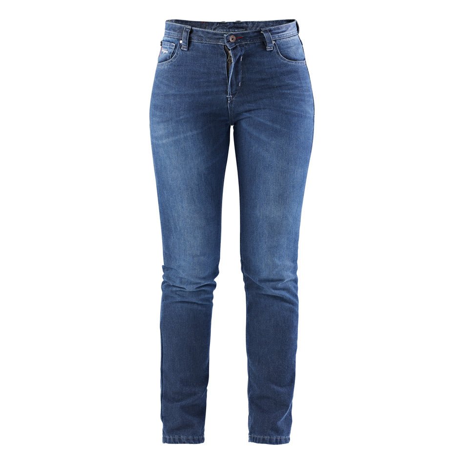 Pantalon Moto Furygan KATE X KEVLAR® STRAIGHT — Protection CE Niveau AAA Medium blue - LE PRATIQUE DU MOTARD