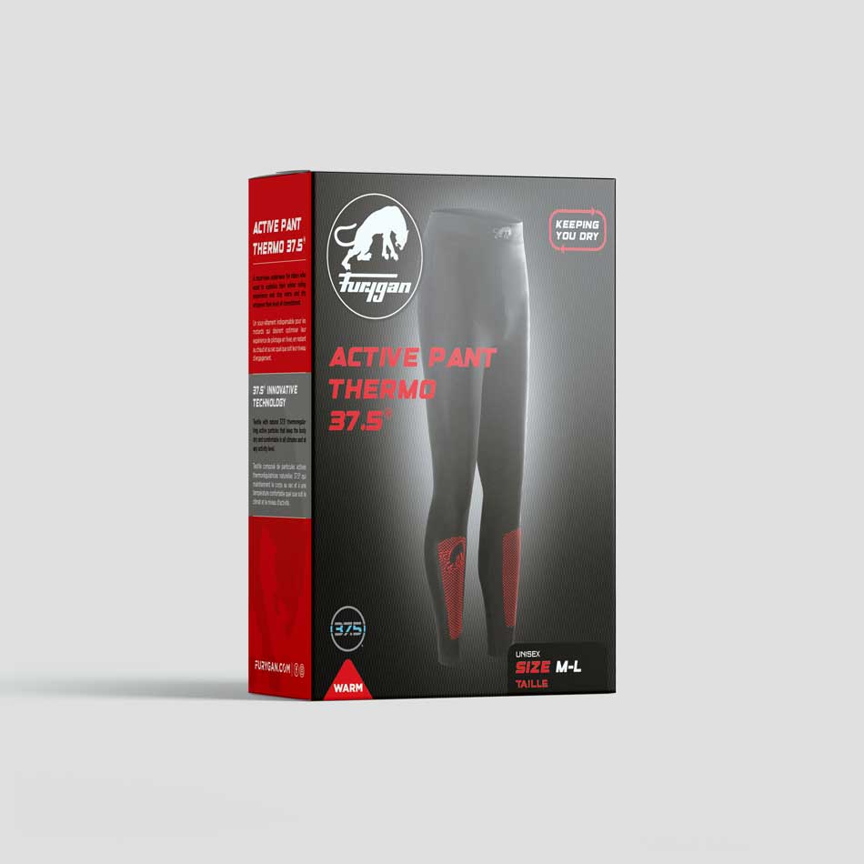Vêtements Lifestyle Furygan ACTIVE PANT THERMO 37.5® Noir - LE PRATIQUE DU MOTARD