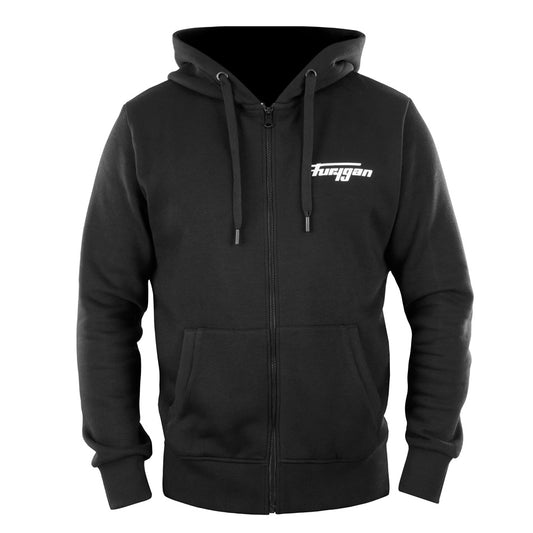 CORPO ZIP HOODIE - Noir-Blanc
